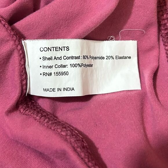 Greyson 1/4 Zip Pullover  Red Pink Herringbone Mock Neck Golf 1969 Logo - Picture 8 of 9